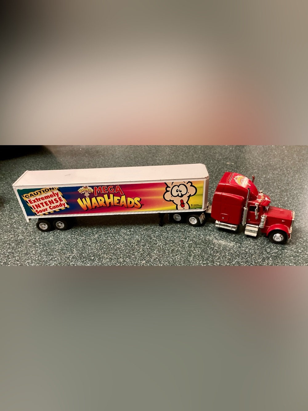 1990s Limited Edition Warheads Candy Diecast Tractor Trailer Rig